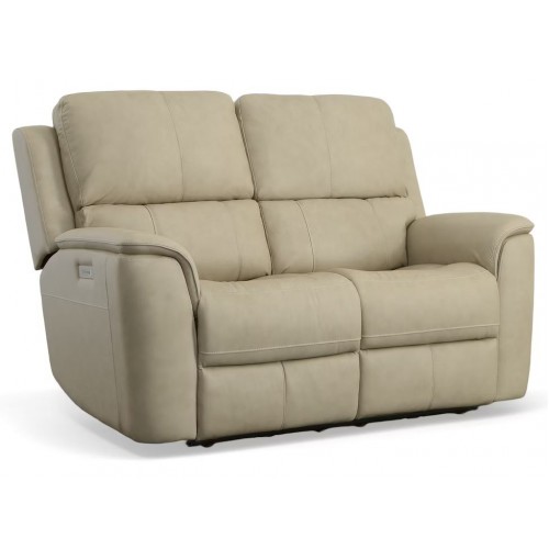 Henry Power Reclining Loveseat with Power Headrests and Lumbar