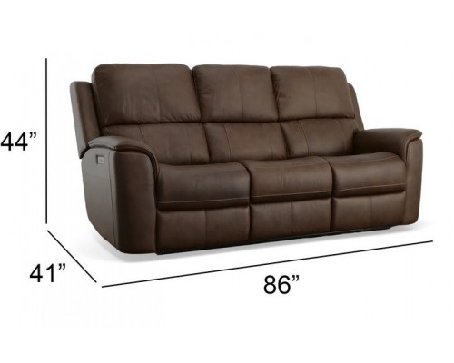 Henry Power Reclining Sofa with Power Headrests and Lumbar