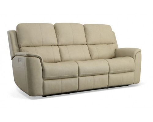 Henry Power Reclining Sofa with Power Headrests and Lumbar