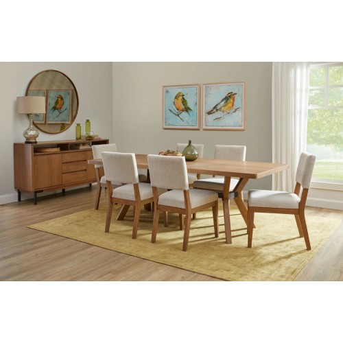 Millwork Rectangular Dining Table Group