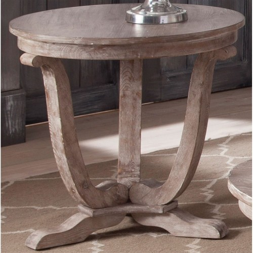 GREYSTONE MILL ROUND END TABLE