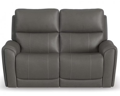 Carter Power Reclining Loveseat with Power Headrests and Lumbar