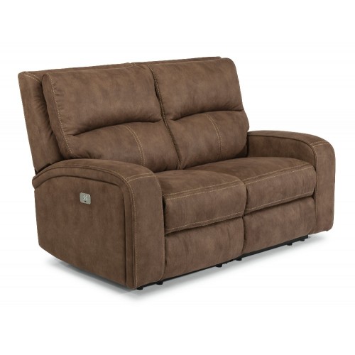 Nirvana Power Reclining Loveseat with Power Headrests