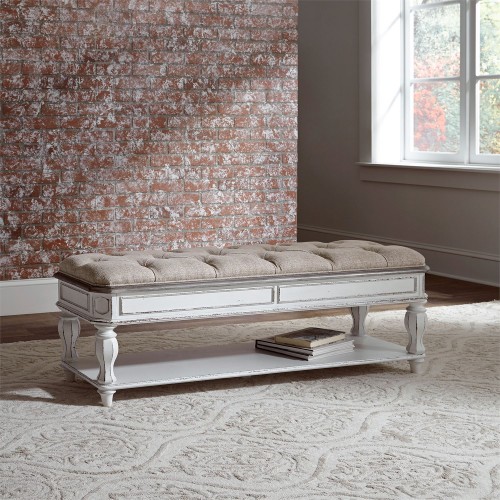 MAGNOLIA MANOR BED BENCH