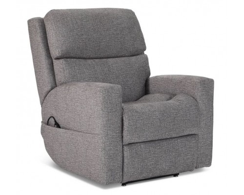 Score Fabric Power Lift Recliner with Power Headrest & Lumbar