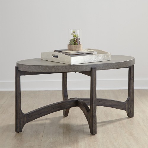 Cascade Oval Cocktail Table