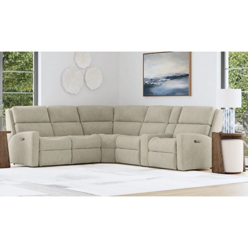  Catalina Fabric Power Reclining Sectional with Power Headrests