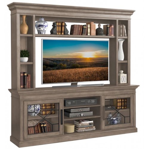 SUNDANCE - SANSTONE 92 in. Console with Hutch & Backpanel