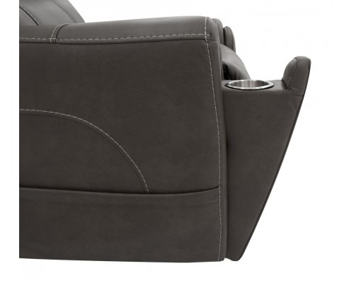 Carter Power Rocking Recliner With Power Headrest, Lumbar And Massage