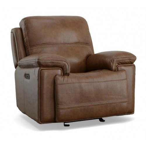  Fenwick Carmel Leather Power Gliding Recliner with Power Headrest