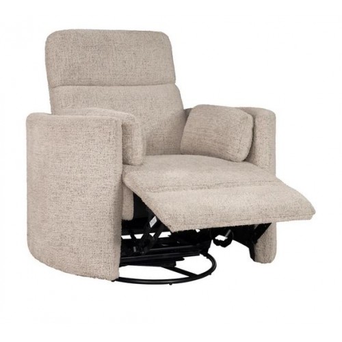 RADIUS - BURLAP Manual Swivel Glider Recliner