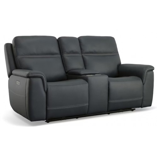 Sawyer Power Reclining Loveseat with Console and Power Headrests and Lumbar